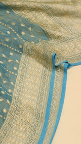 Handloom Pure Tissue Gorgeotte Saree