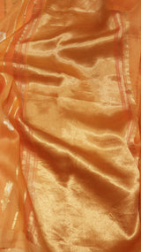 Pre-Order : Handloom Rangkaat Kora Silk Saree