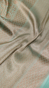 Antique Brocade Katan Silk Saree