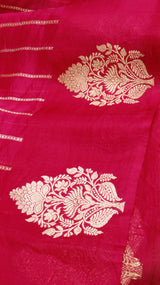 Pure Handloom Kora Silk Saree