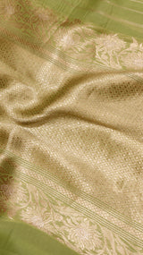 Pre-Order : Handloom Pure Kora Silk Saree