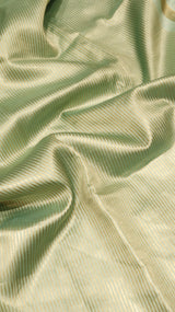 Pre-Order : Striped Tissue Katan Silk Saree
