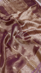 Glass Tissue Silk Saree