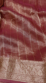 Glass Tissue Silk Saree