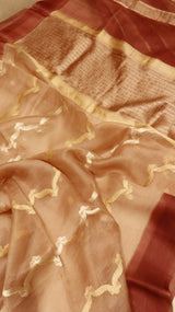 Pre-Order : Handloom Pure Kora Silk Saree