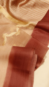 Pre-Order : Handloom Pure Kora Silk Saree