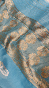 Pure Handloom Kora Silk Saree