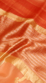 Pre-Order : Handloom Pure Kora Silk Saree