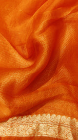 Pure Handloom Kora Silk Saree