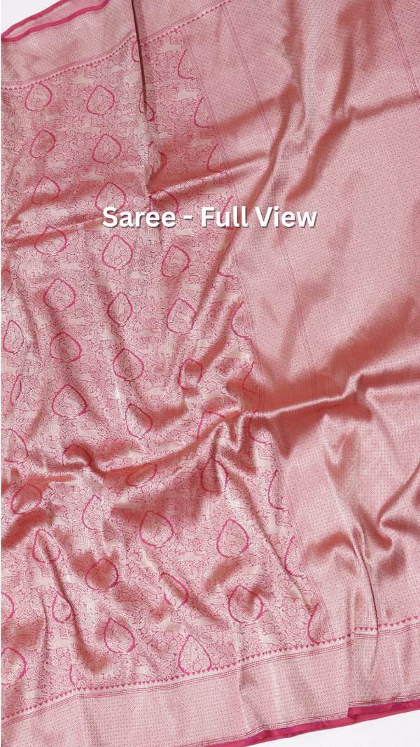 Handloom Katan Silk Brocade Saree
