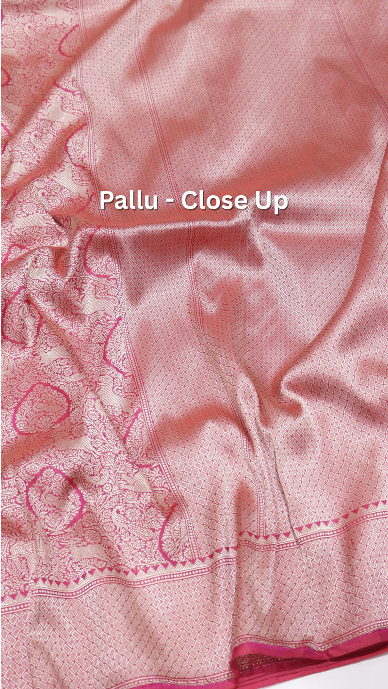 Handloom Katan Silk Brocade Saree