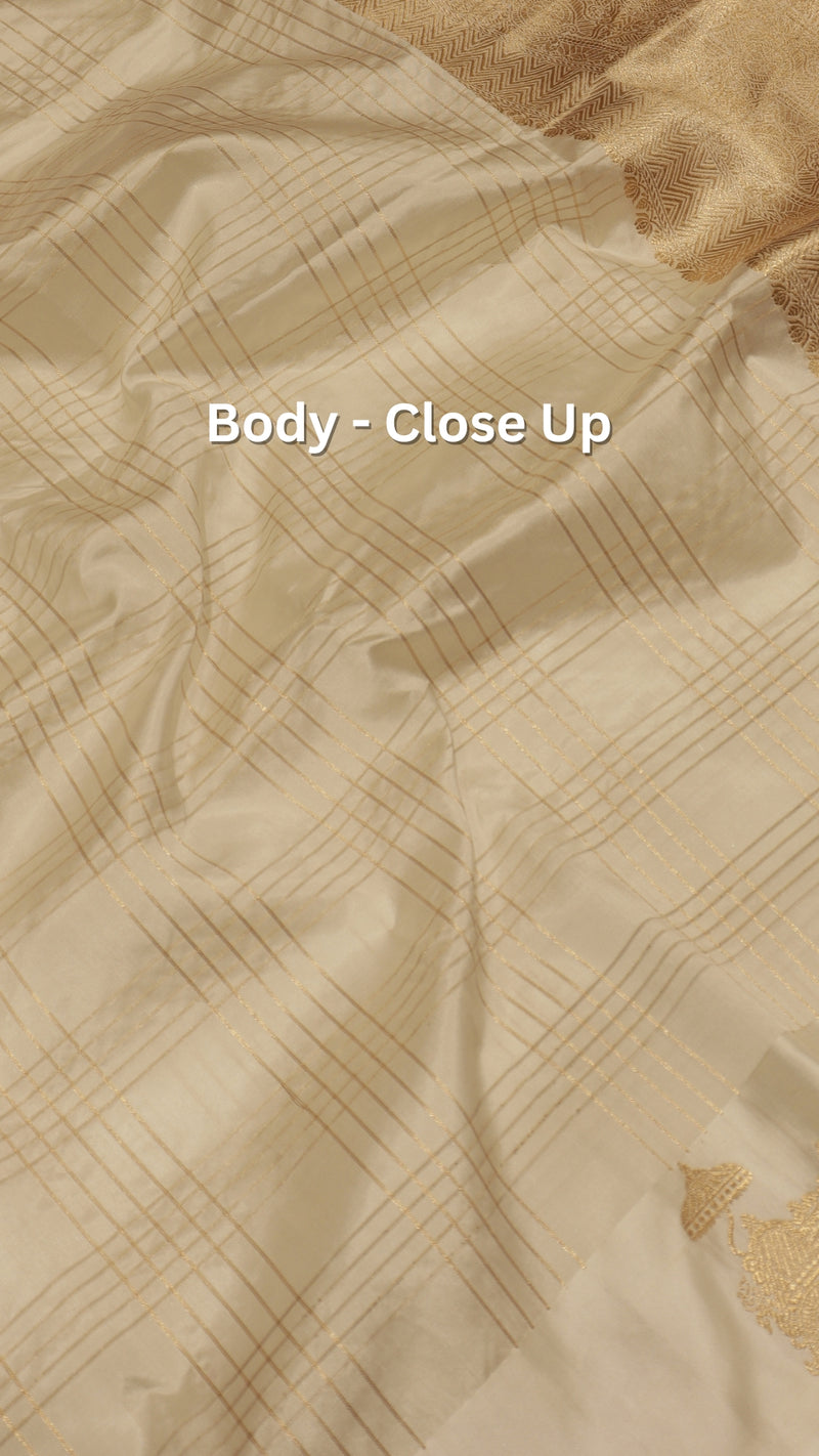 Handloom Soft Katan Rath Border Saree