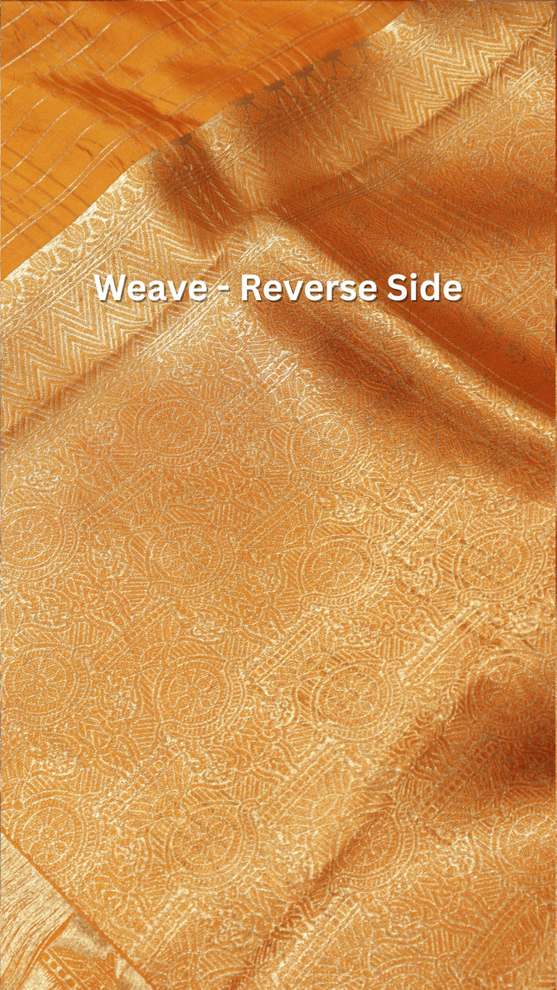 Handloom Soft Katan Rath Border Saree