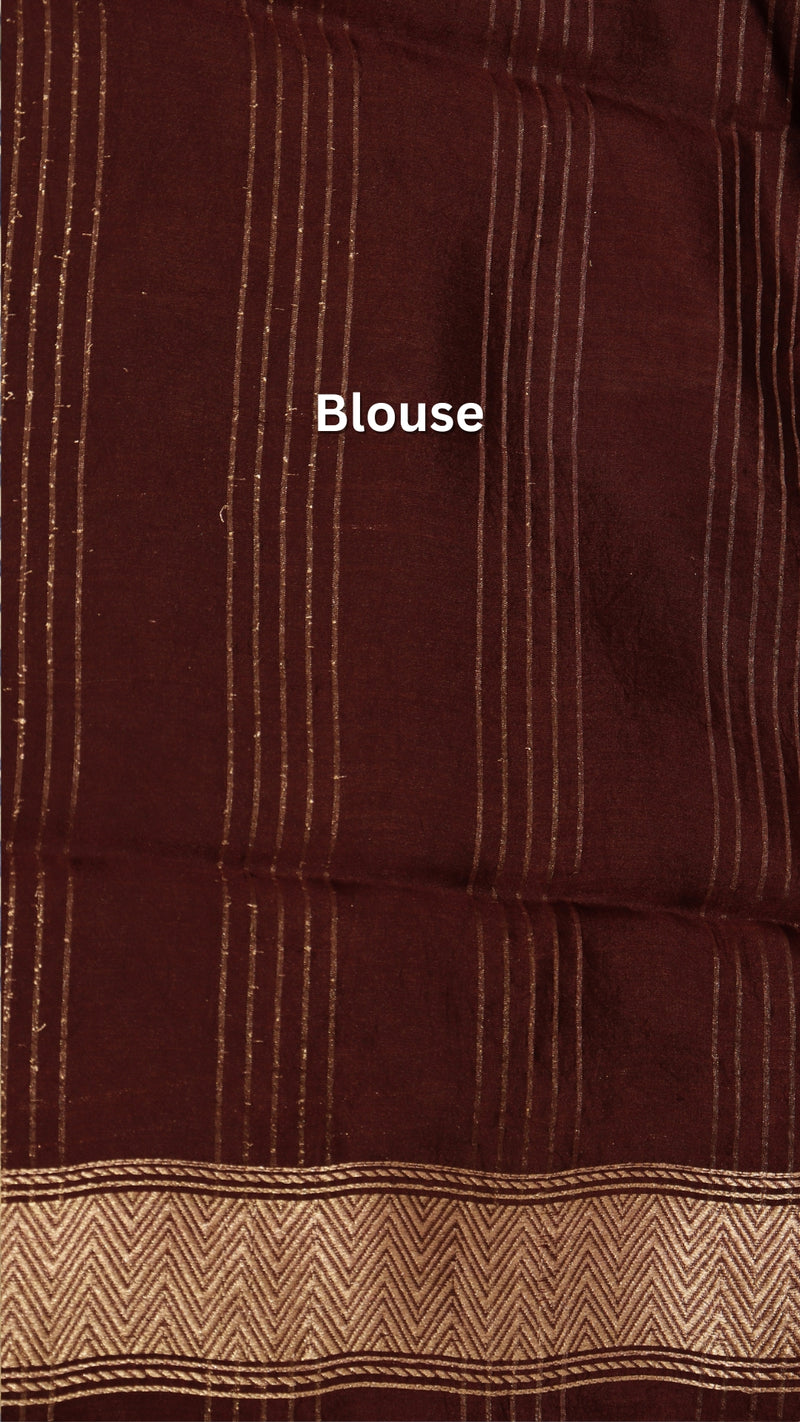Handloom Soft Katan Rath Border Saree