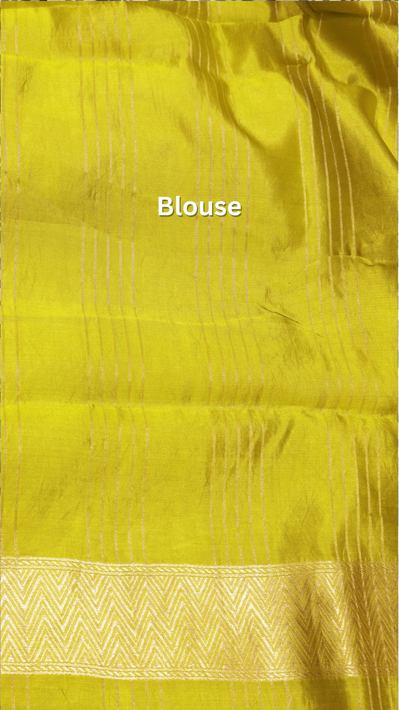 Handloom Soft Katan Rath Border Saree
