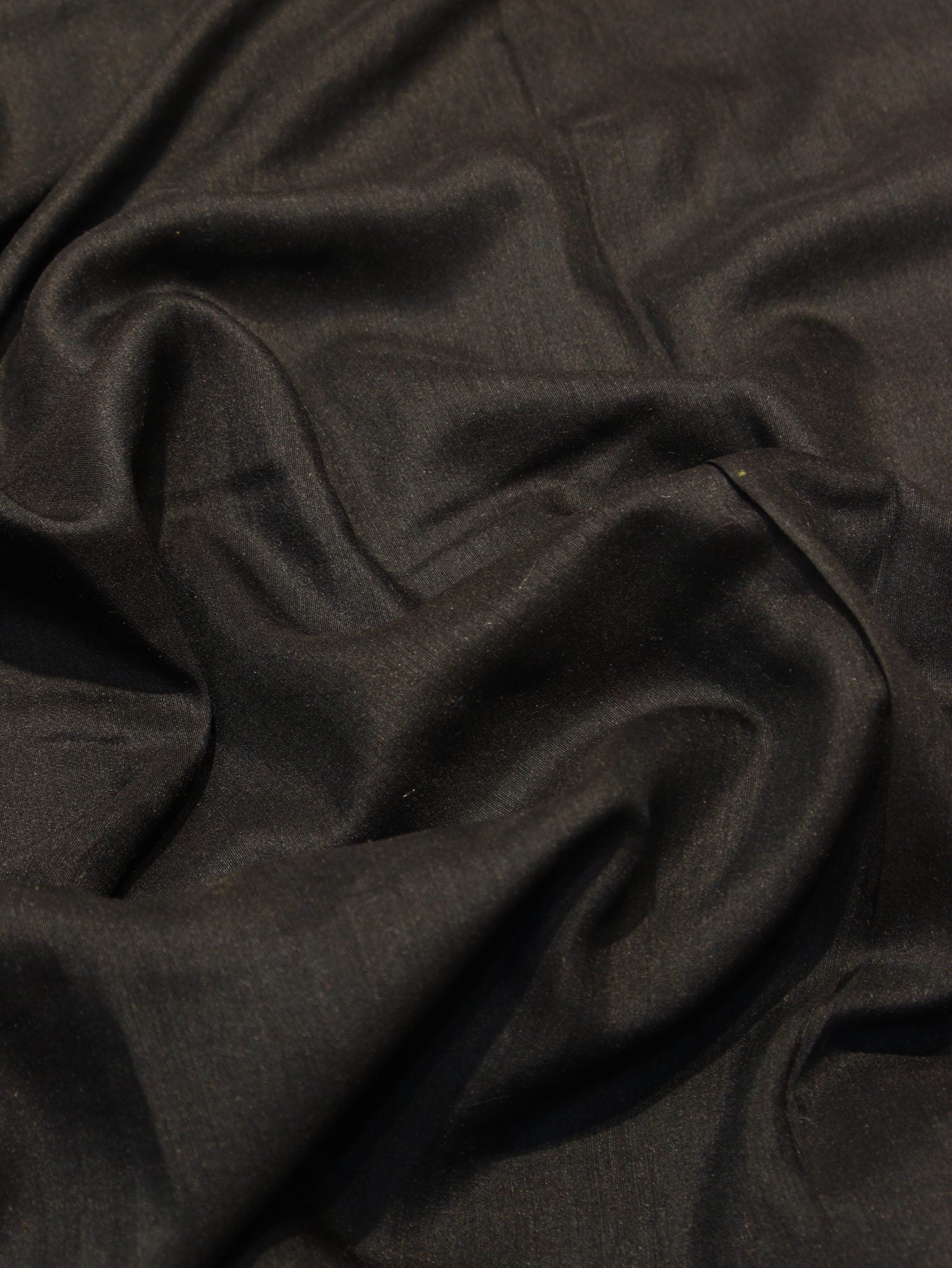 Black Moonga Silk Banarasi saree border closeup