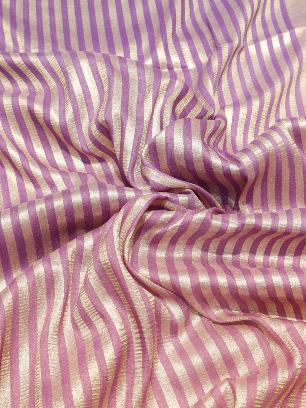 Orchid Moonga Silk Banarasi saree pallu detail