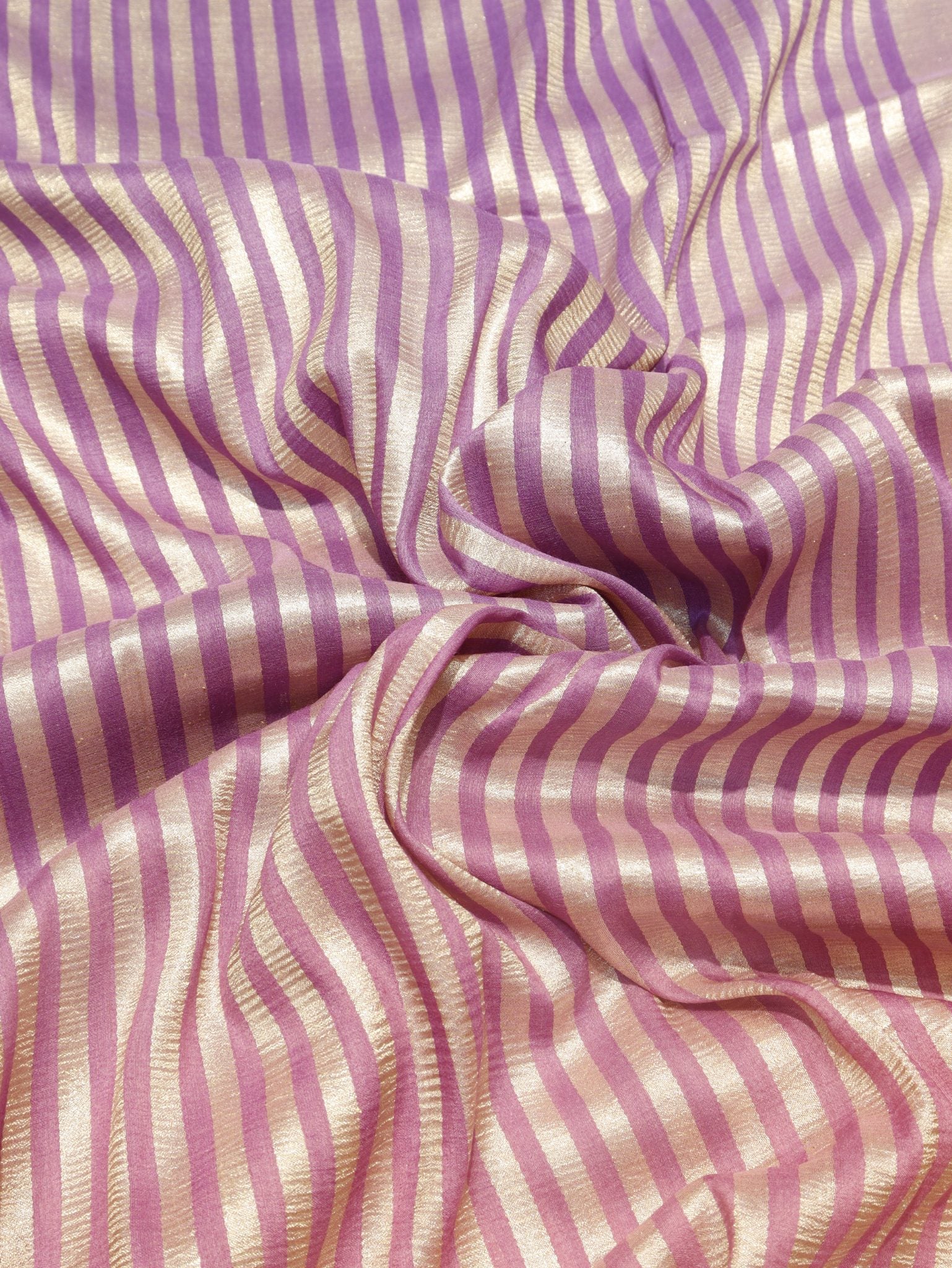 Orchid Moonga Silk Banarasi saree pallu detail