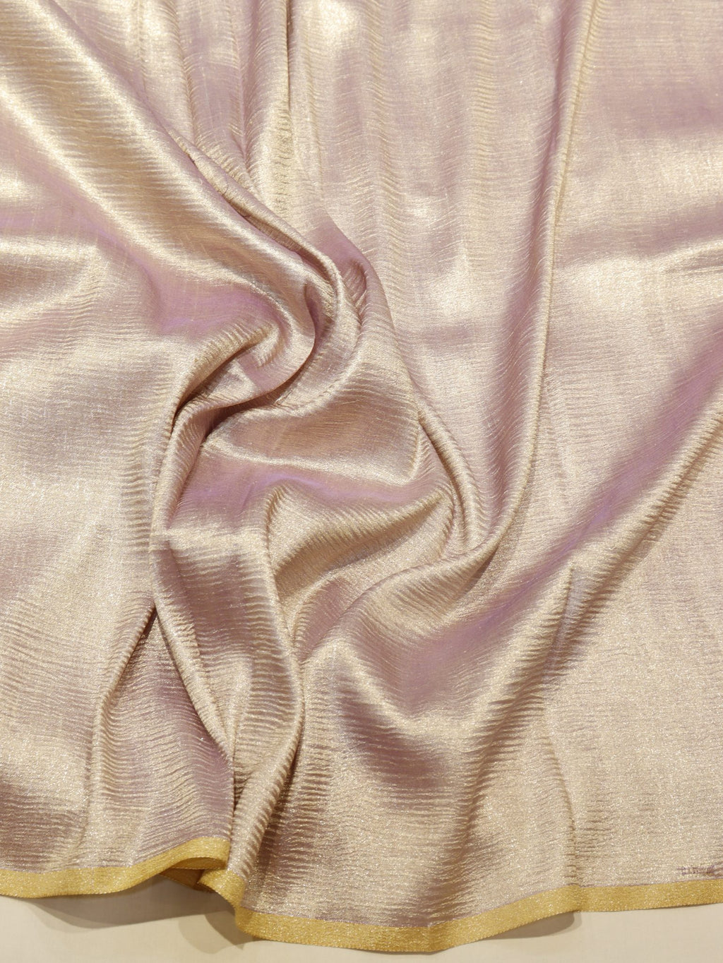 Orchid Moonga Silk Banarasi saree full spread