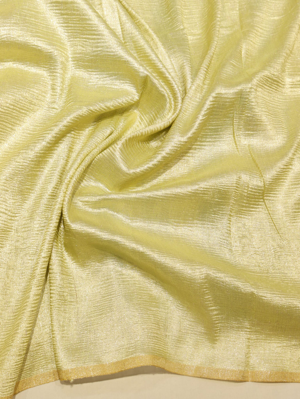 Green Moonga Silk Banarasi saree texture detail