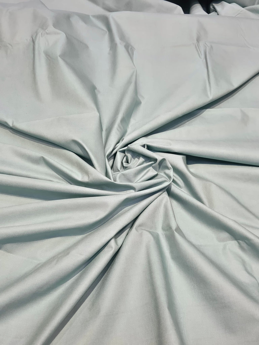 Ice Blue Pure Cotton Banarasi suit bottom detail