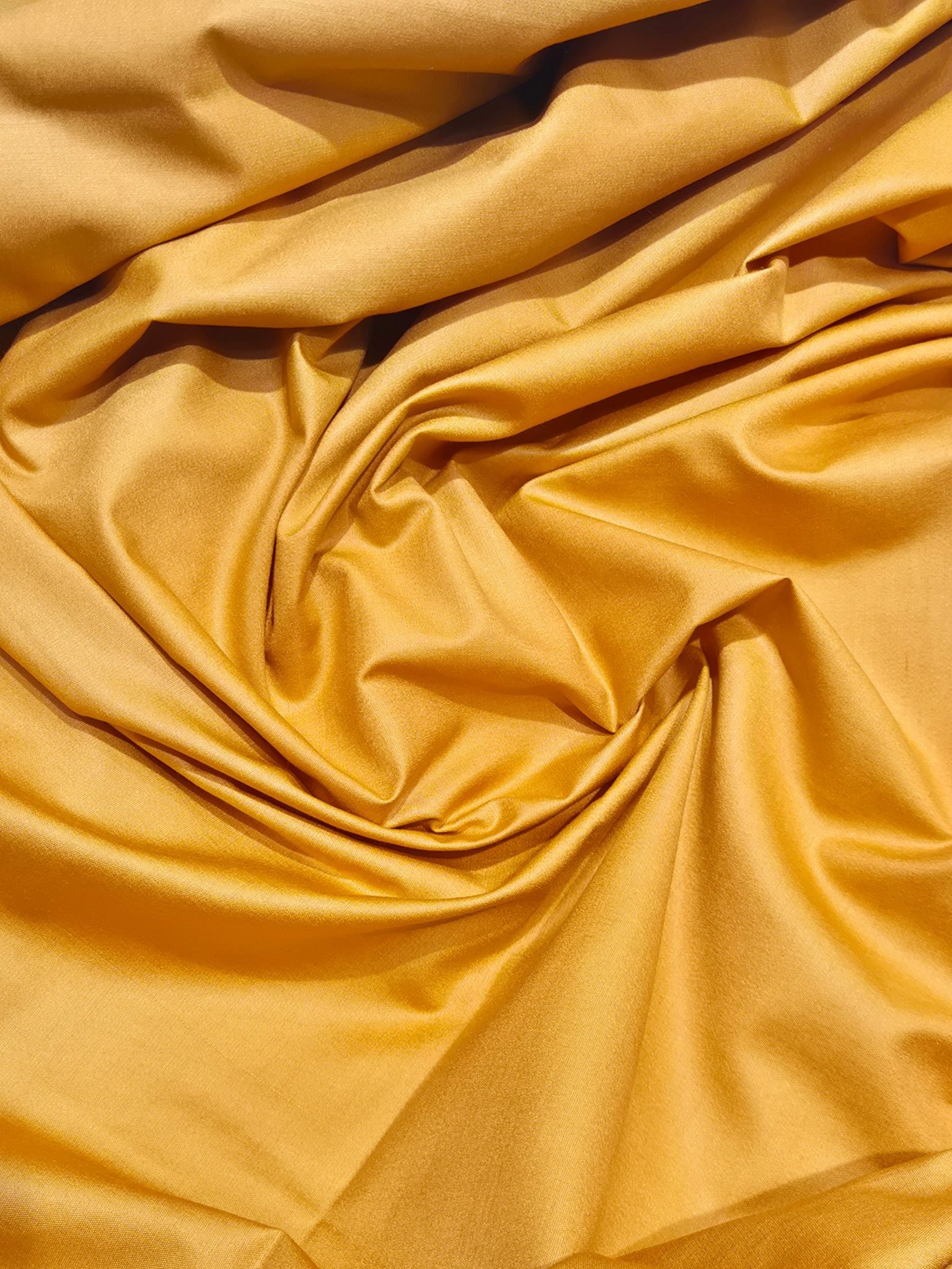 Mustard Yellow Pure Cotton Banarasi suit bottom detail