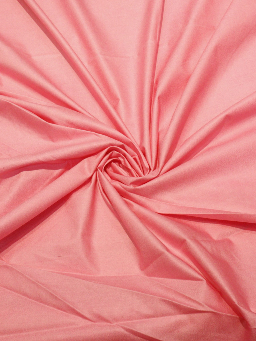 Baby Pink Pure Cotton Banarasi suit front drape view