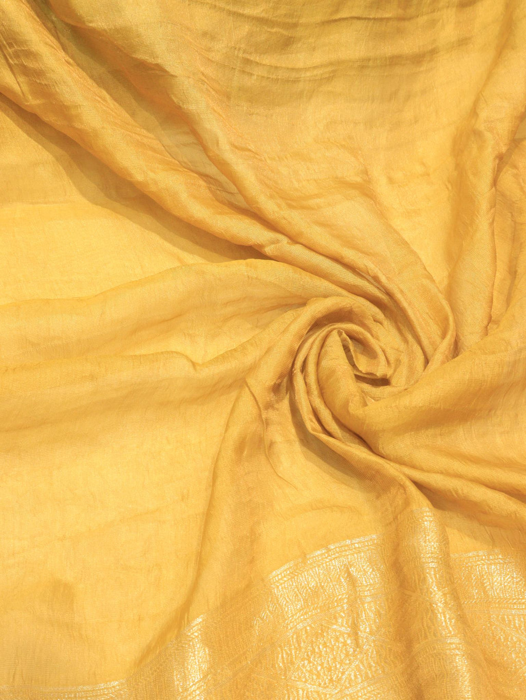 Sage Green Tissue Georgette Banarasi saree full spread