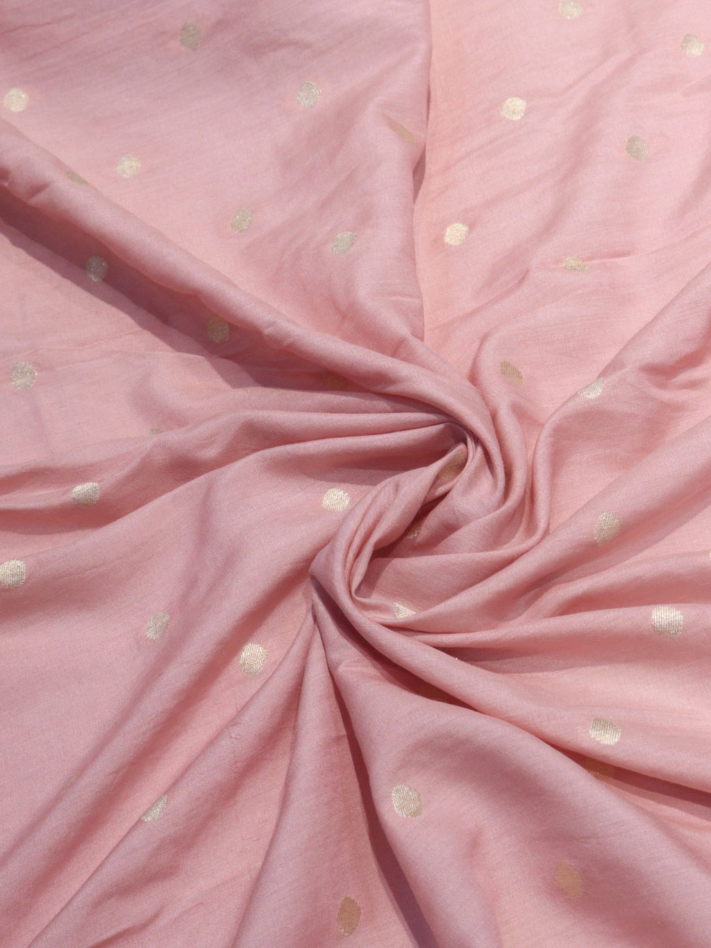 Soft Rose Moonga Silk Banarasi saree zari work detail
