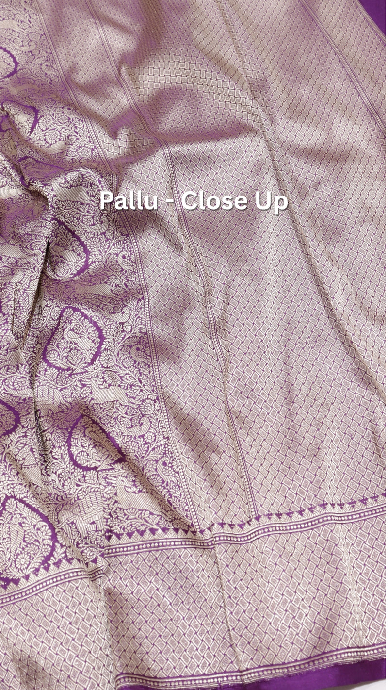 Handloom Katan Silk Brocade Saree