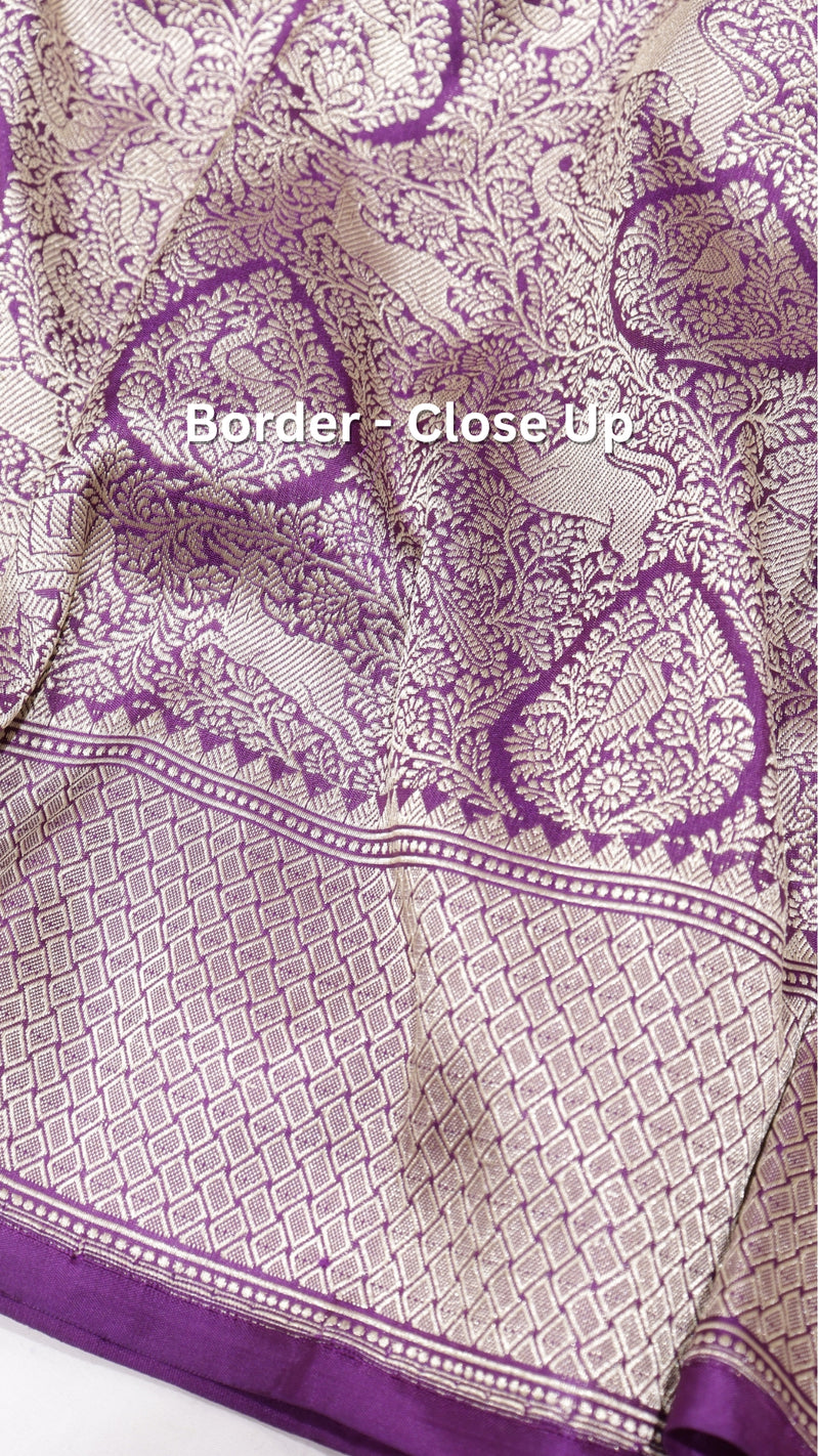 Handloom Katan Silk Brocade Saree