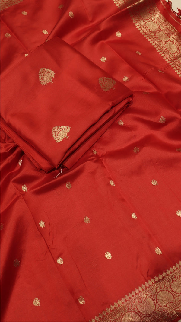 Handloom Katan Silk Suit Set