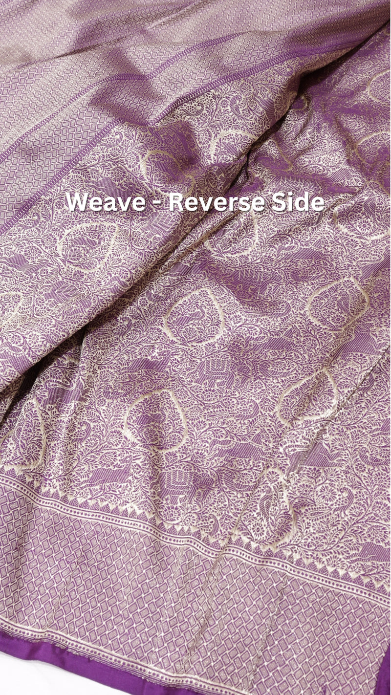 Handloom Katan Silk Brocade Saree