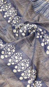 Handloom Soft Tussar Silk Saree