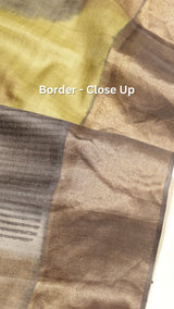 Handloom Soft Tussar Silk Saree