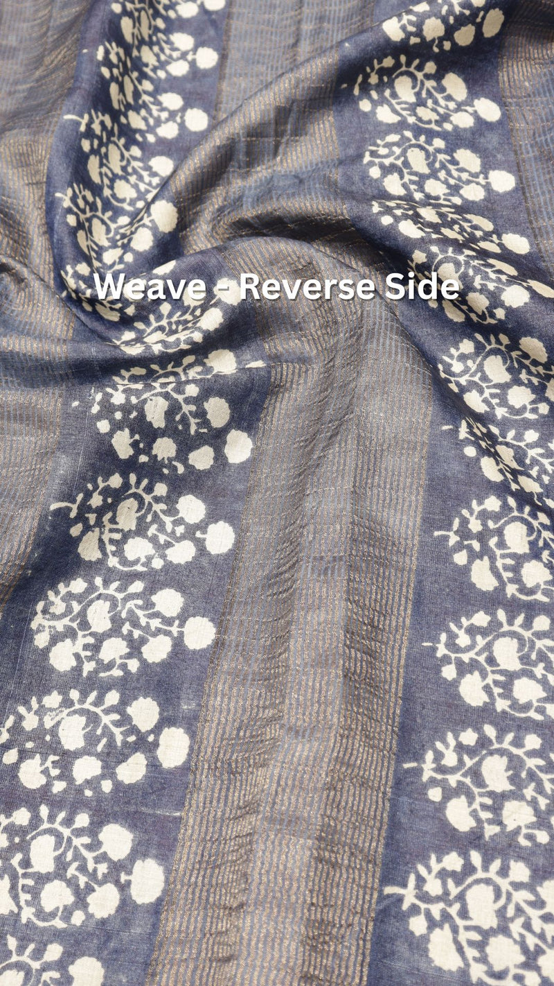 Handloom Soft Tussar Silk Saree
