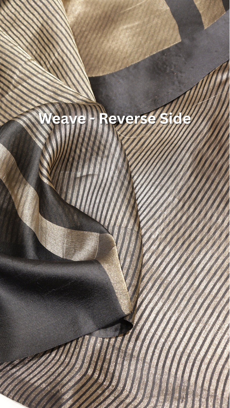 Striped Tissue Katan Silk Saree