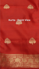 Handloom Katan Silk Suit Set