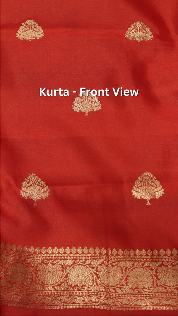 Handloom Katan Silk Suit Set