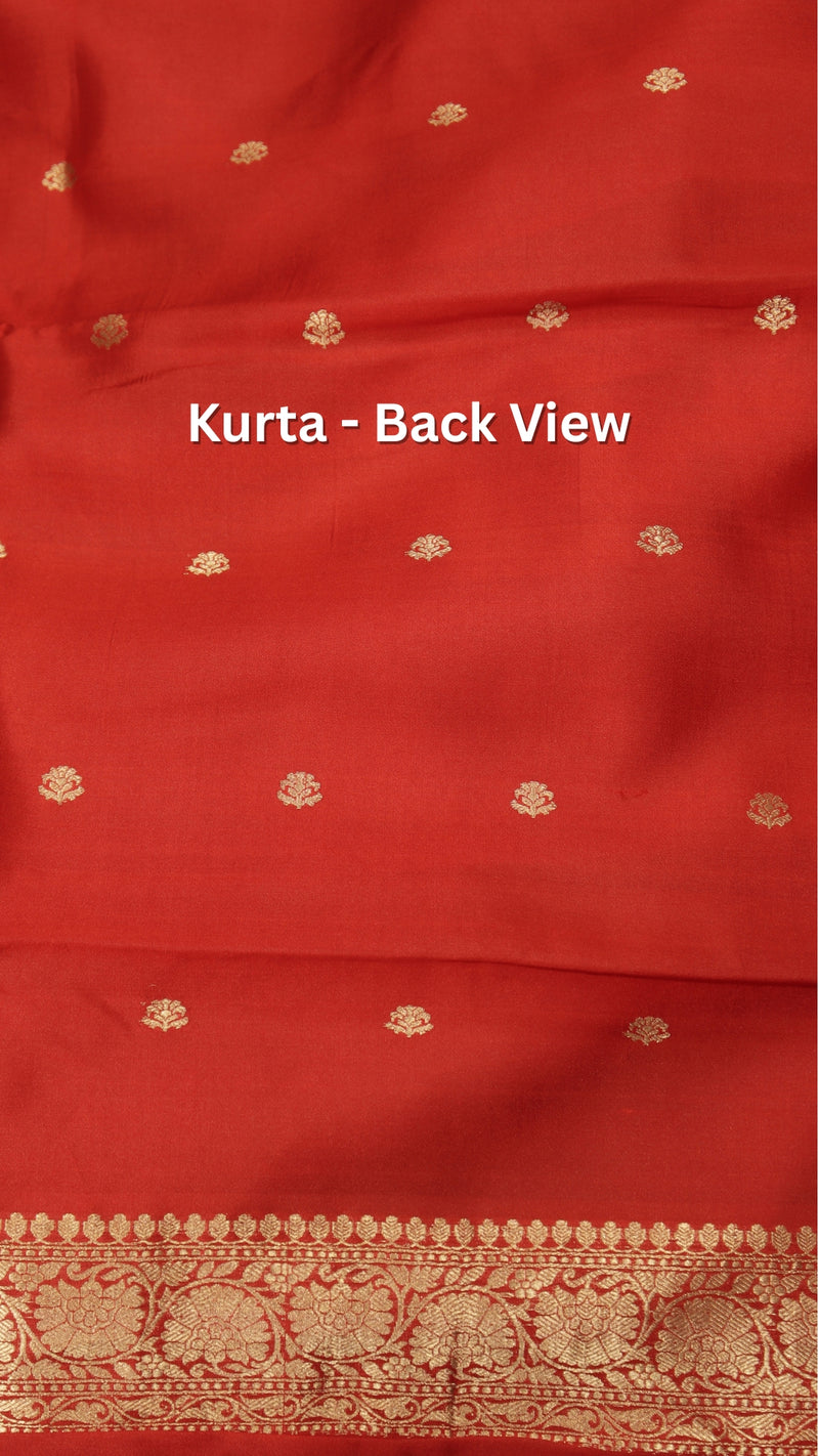 Handloom Katan Silk Suit Set