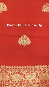 Handloom Katan Silk Suit Set