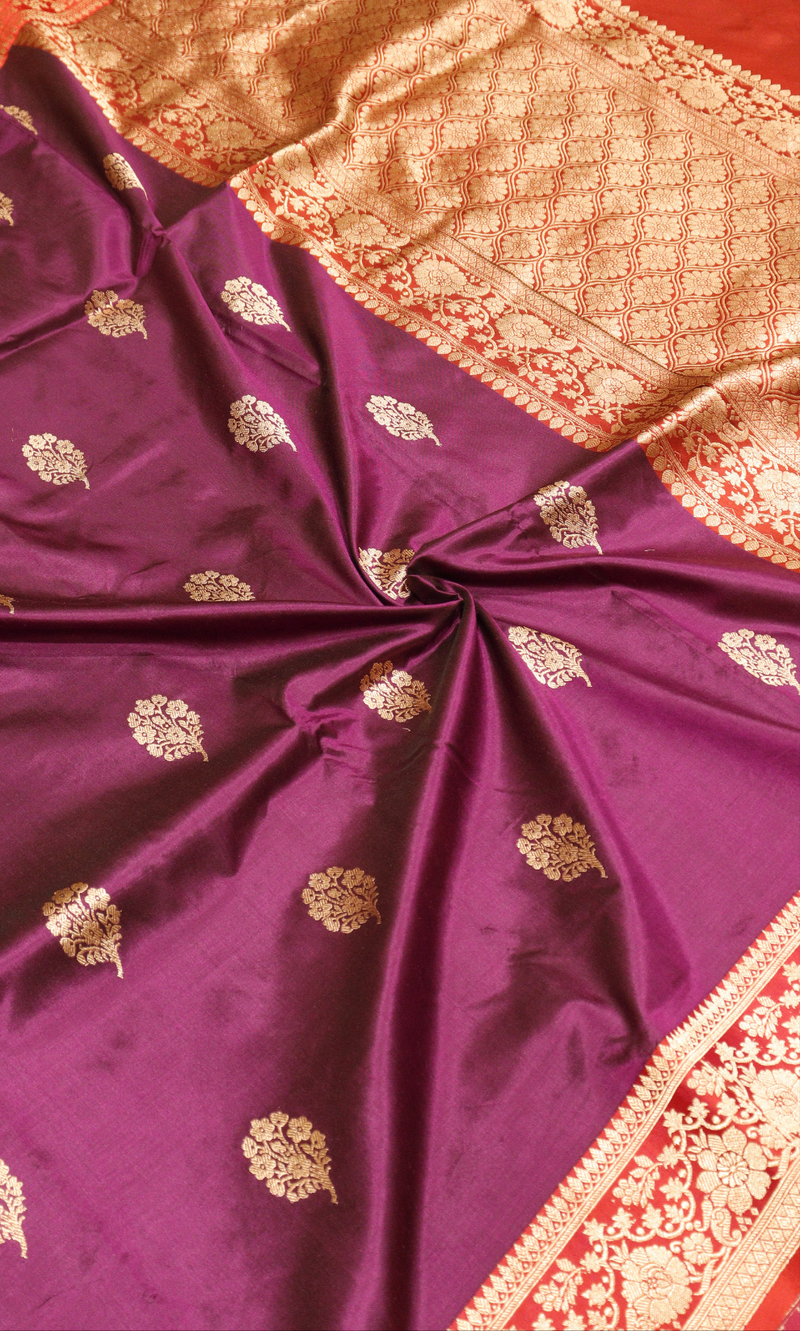 Pure Katan Silk Saree