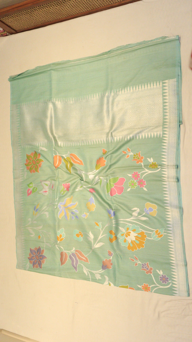 Handloom Pure Tussar Geogertte Saree