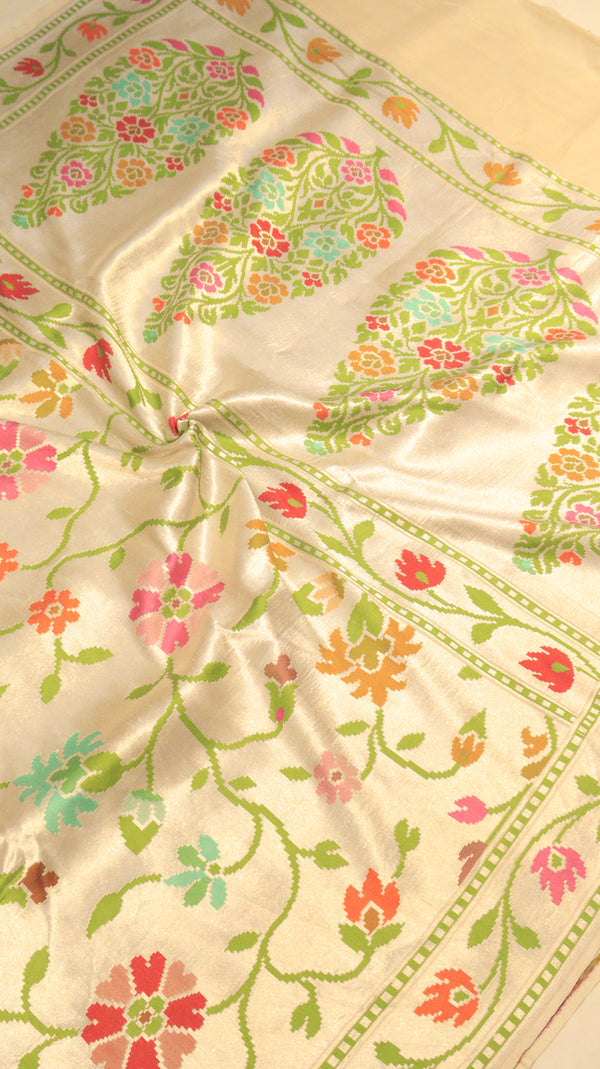 Handloom Pure Tussar Geogertte Saree