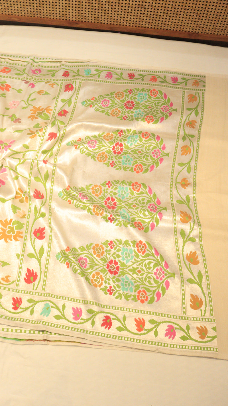 Handloom Pure Tussar Geogertte Saree