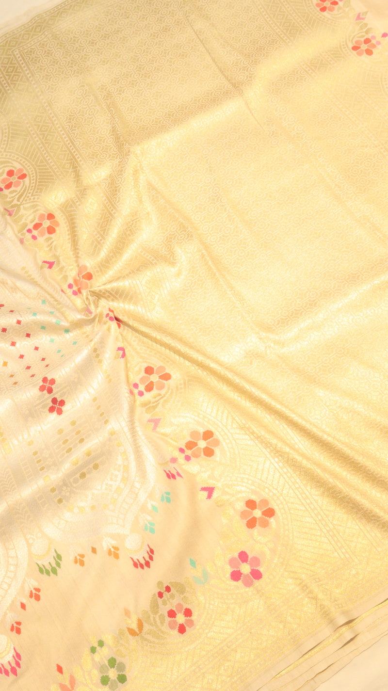 Handloom Pure Tussar Geogertte Saree