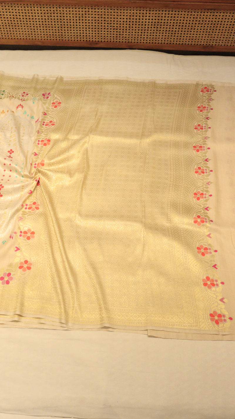 Handloom Pure Tussar Geogertte Saree