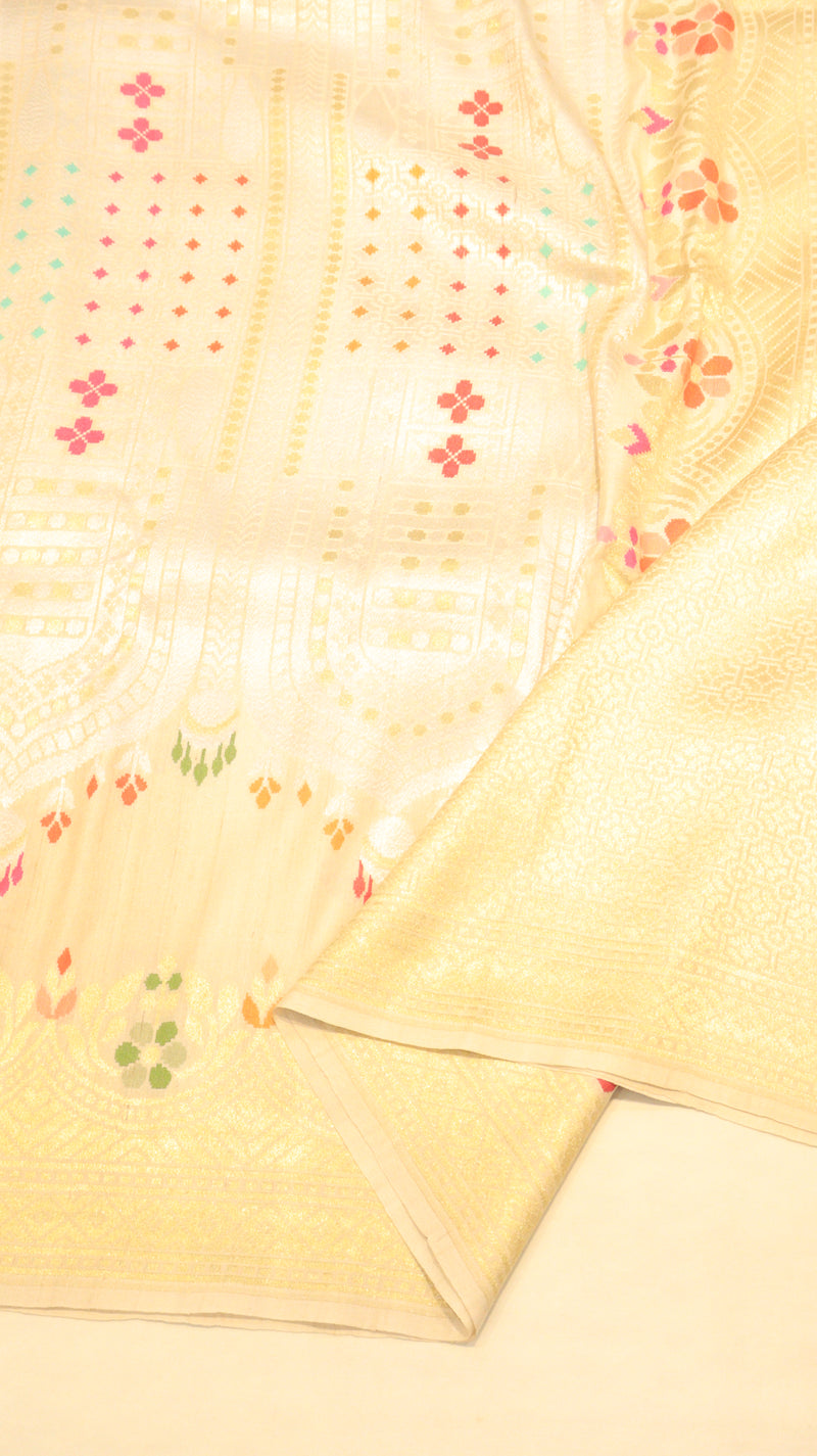 Handloom Pure Tussar Geogertte Saree