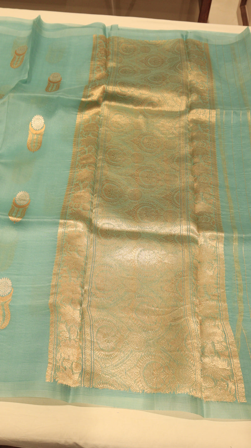 Handloom Pure Kora Silk Saree