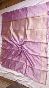 Lustrous Pure Chiniya Silk Saree